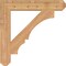 Ekena Millwork Balboa Craftsman Smooth Bracket, Western Red Cedar, 5 1/2"W x 36"D x 36"H BKT06X36X36BOA04SWR - alternate 2